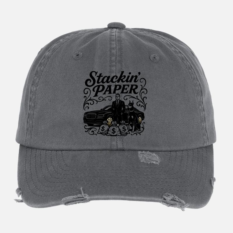 Papier Stackin Casquette vintage effet usé Flexfit