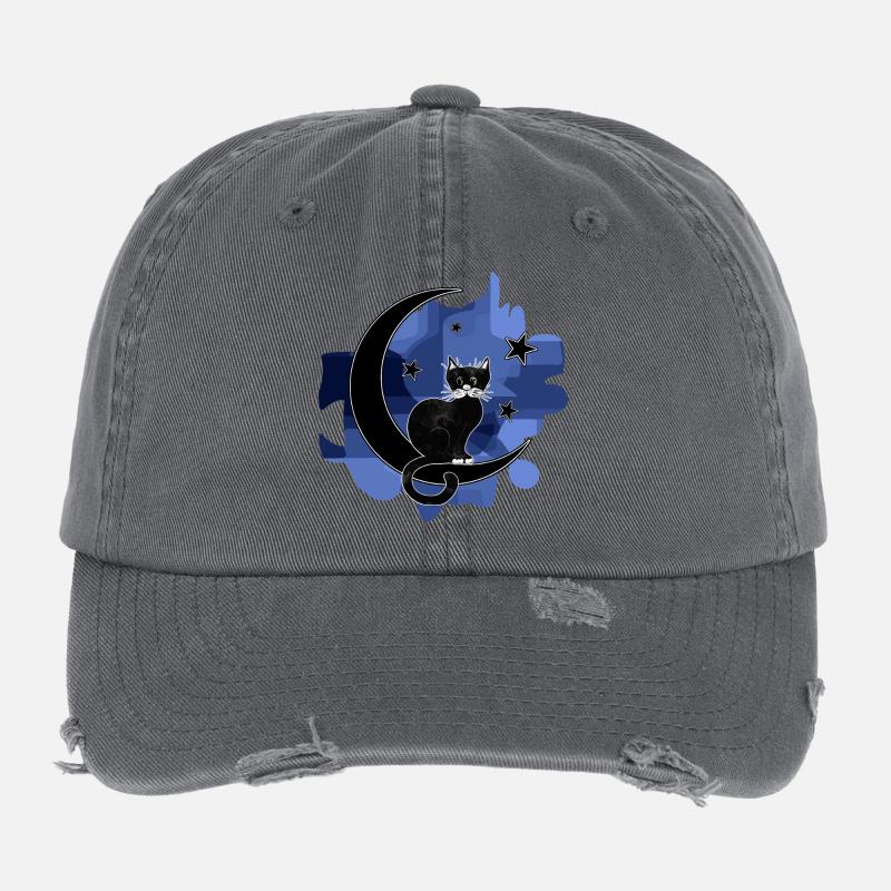 cat Flexfit Vintage Destroyed Cap