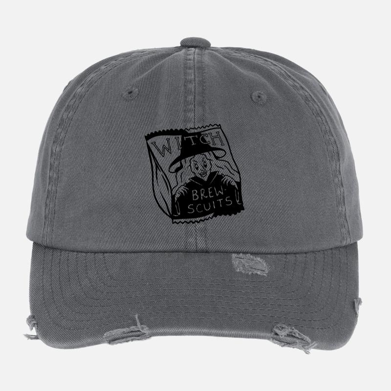Haunted Beer Scuits Flexfit Vintage Destroyed Cap