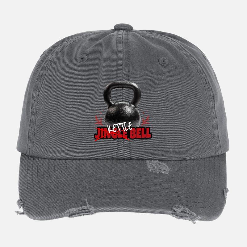 Jingle Bell - Kettlebell Flexfit Vintage Destroyed Cap