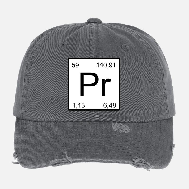 Pr-Element Minimal Design Flexfit Vintage Destroyed Cap