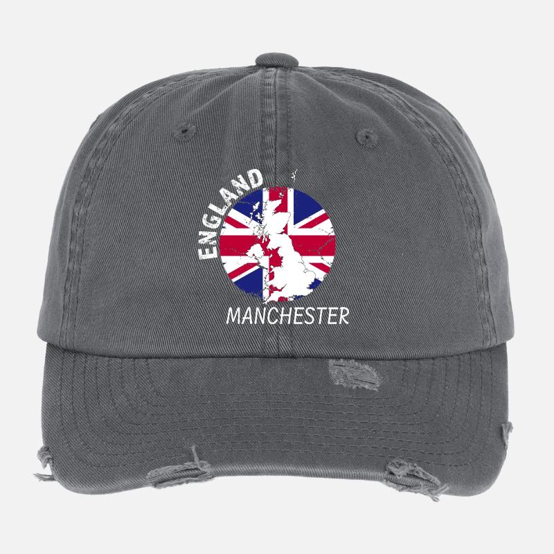 Manchester Flexfit Vintage Destroyed Cap