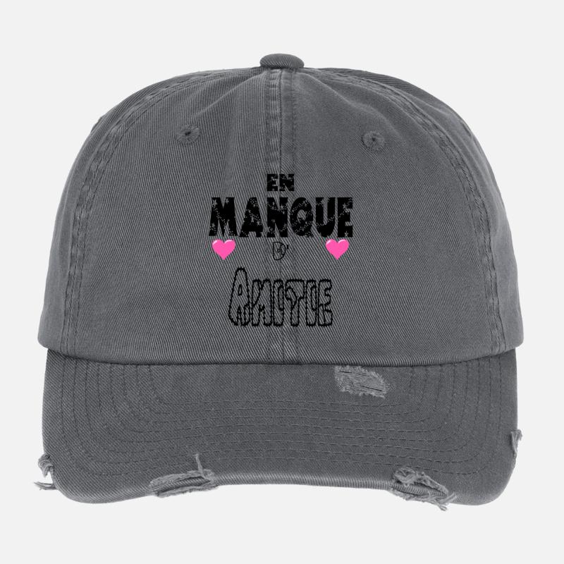Braucht Freundschaft Flexfit Vintage Destroyed Cap