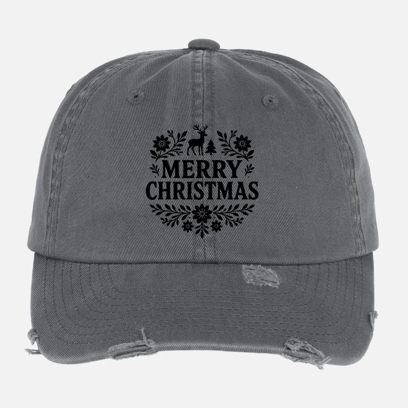 Christmas Flexfit Vintage Destroyed Cap