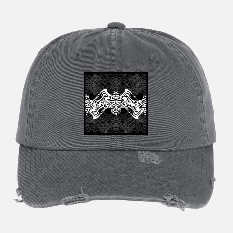 Specular spiral patterns Flexfit Vintage Destroyed Cap