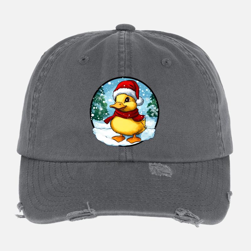 Weihnachtsmann Entchen Flexfit Vintage Destroyed Cap