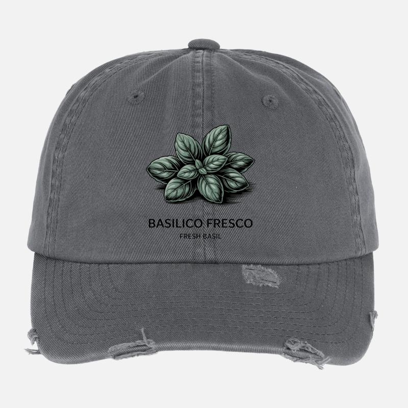 Fresque basilicale – basilic Casquette vintage effet usé Flexfit