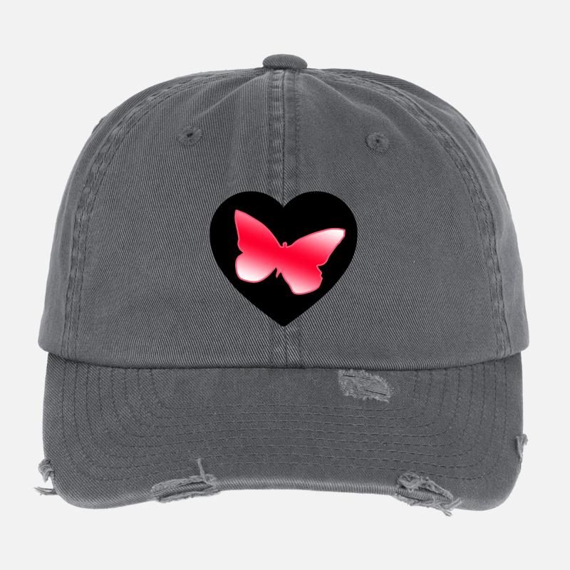Butterflies Flexfit Vintage Destroyed Cap