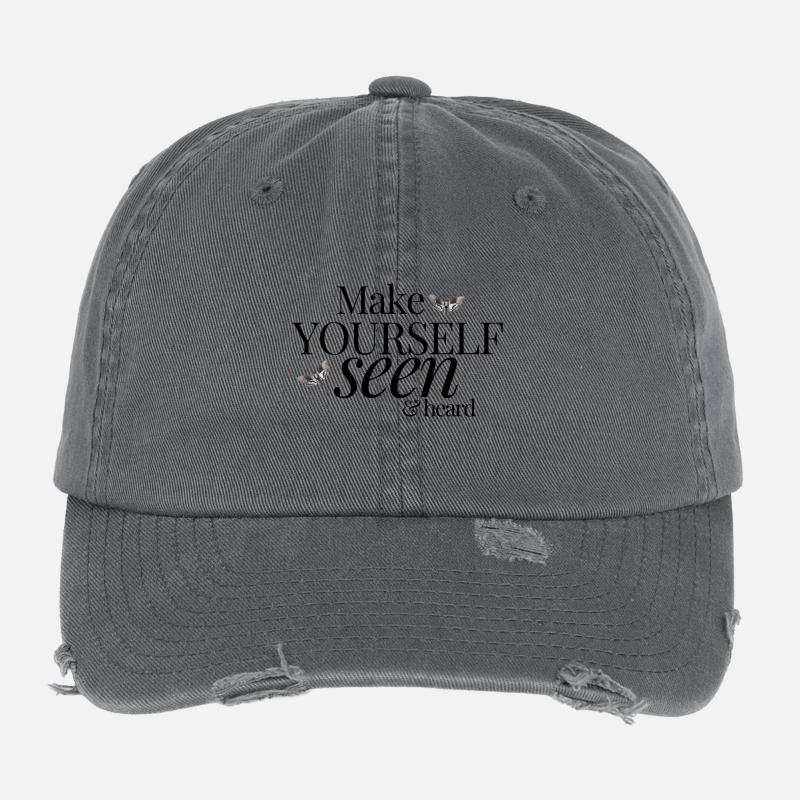 Faites-vous voir et entendre Casquette vintage effet usé Flexfit