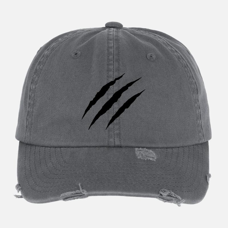 Griffure de loup Casquette vintage effet usé Flexfit