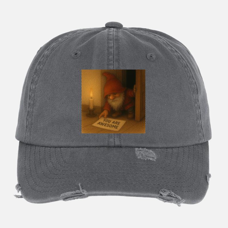 Tu es incroyable Casquette vintage effet usé Flexfit