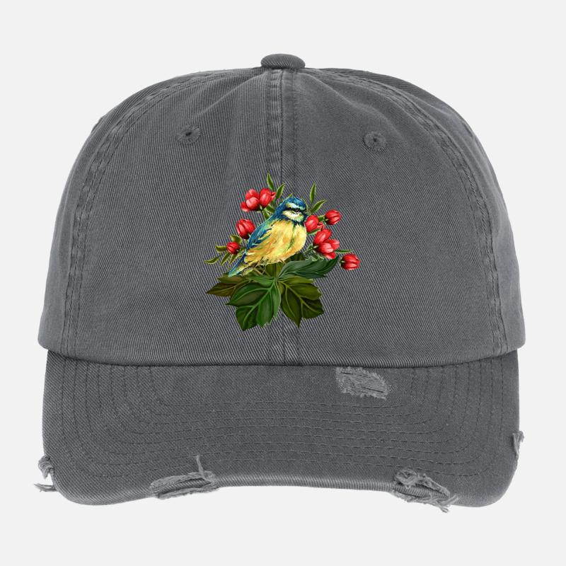 Bunter Vogel Flexfit Vintage Destroyed Cap