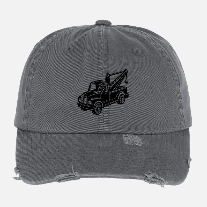 Dépanneuse Casquette vintage effet usé Flexfit