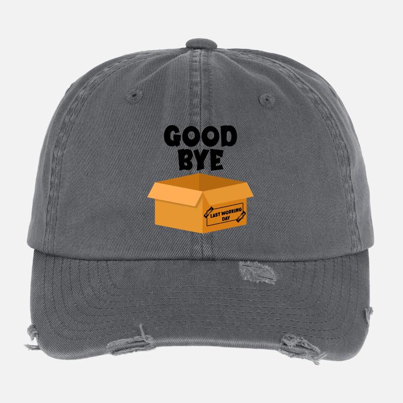Last Working Day - Goodbye Flexfit Vintage Destroyed Cap