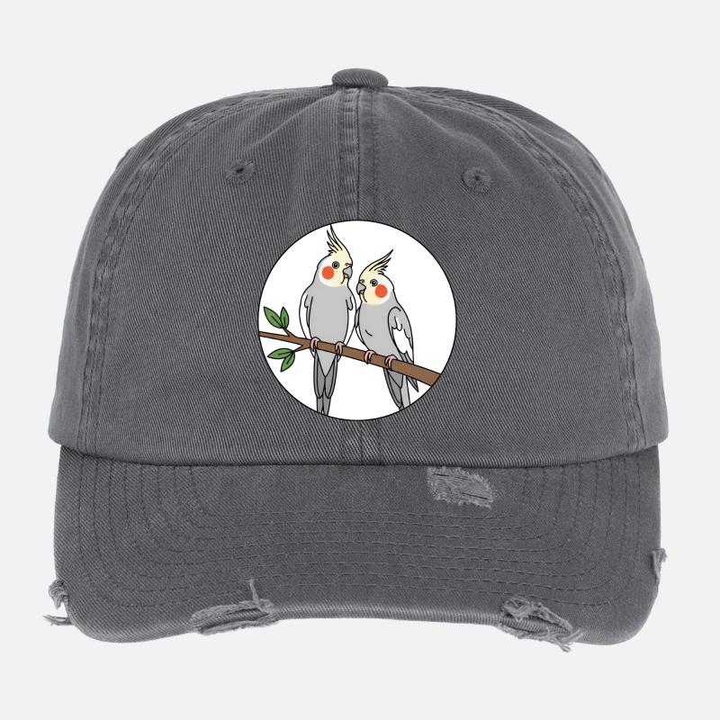 calopsitte Casquette vintage effet usé Flexfit