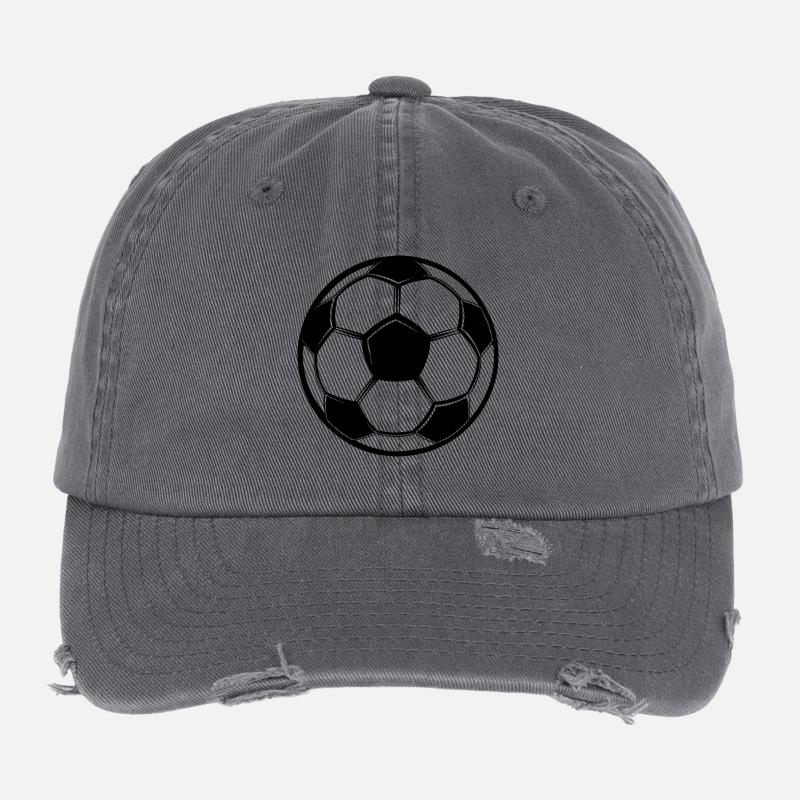 Fußball Flexfit Vintage Destroyed Cap