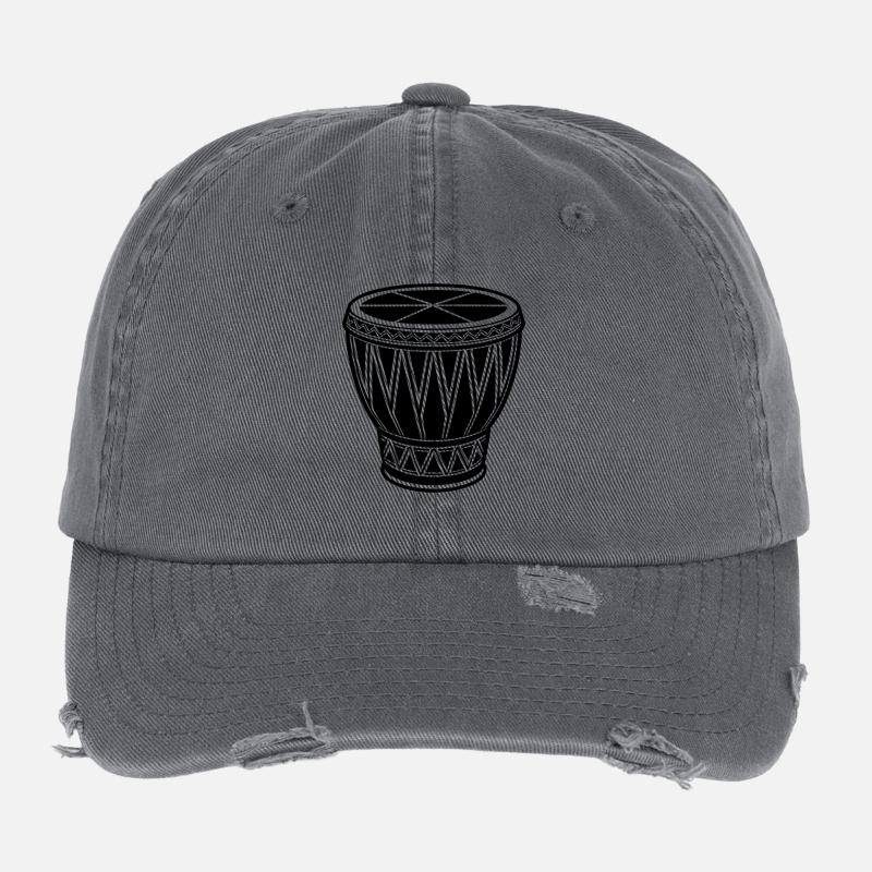 Afrikanische Conga Flexfit Vintage Destroyed Cap