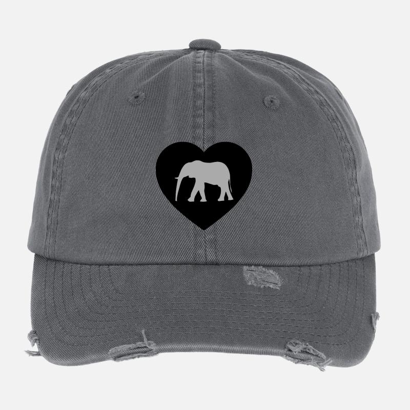Elephant Flexfit Vintage Destroyed Cap