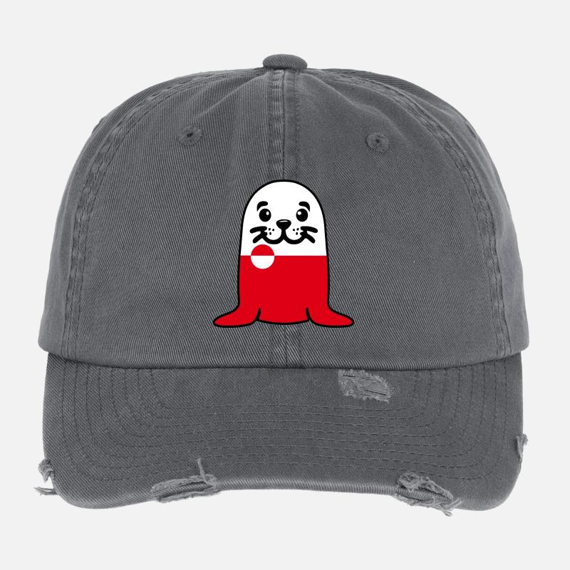 Seal Greenland Casquette vintage effet usé Flexfit