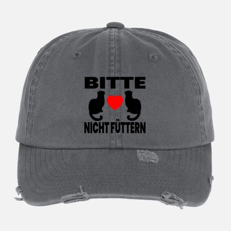 félin Casquette vintage effet usé Flexfit