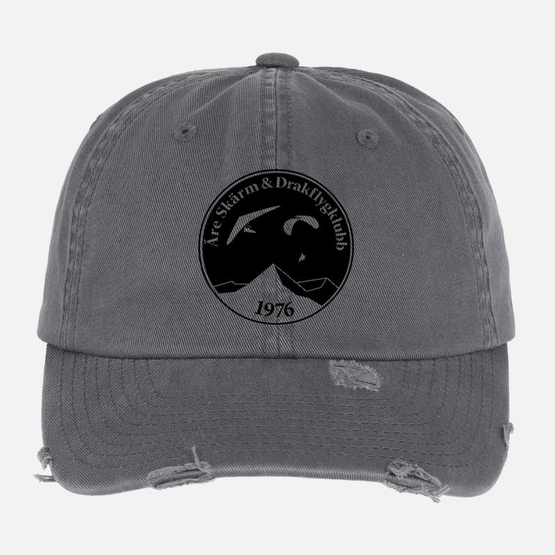 Rundes Logo Flexfit Vintage Destroyed Cap