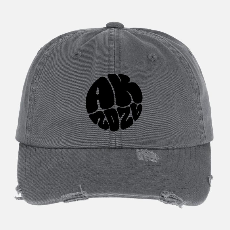 Bitte Design hochladen Flexfit Vintage Destroyed Cap