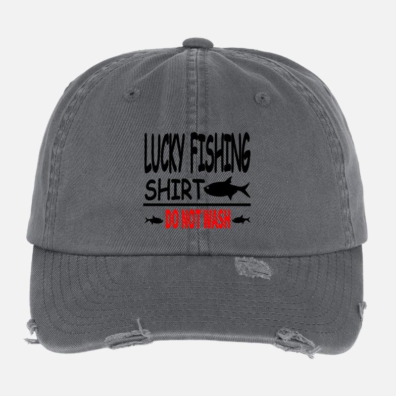 Angling Flexfit Vintage Destroyed Cap
