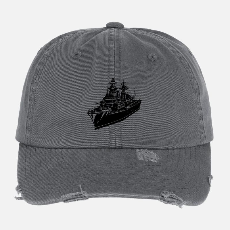 Cuirassé Casquette vintage effet usé Flexfit