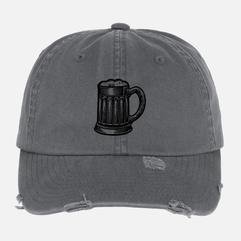 Bierkrug Flexfit Vintage Destroyed Cap
