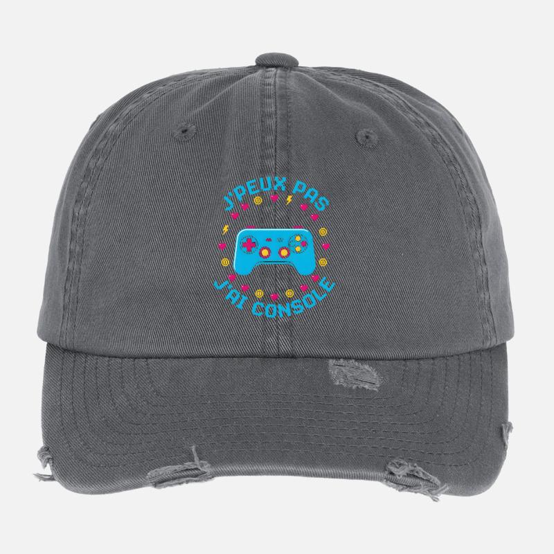J'peux pas j'ai console Casquette vintage effet usé Flexfit