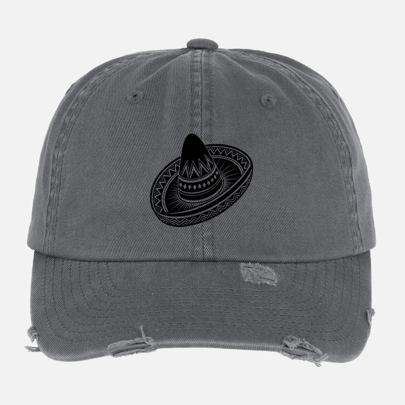 Mexican sombrero Flexfit Vintage Destroyed Cap