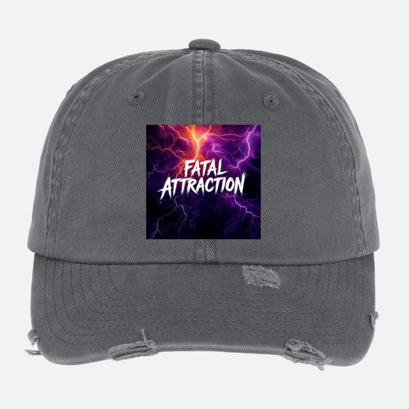 Fureur de la tempête électrique Casquette vintage effet usé Flexfit