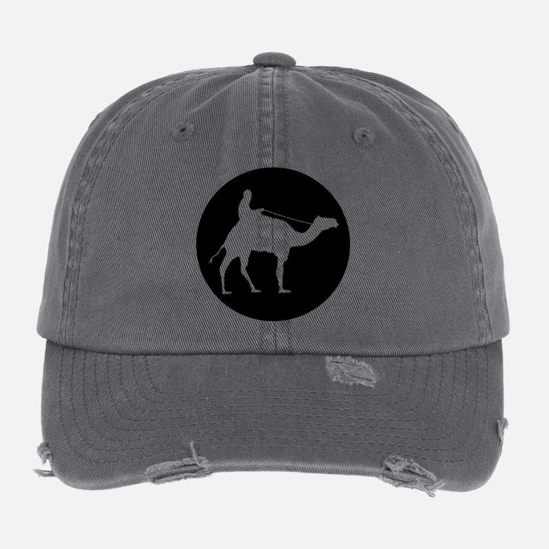 Promenade à chameaux Casquette vintage effet usé Flexfit