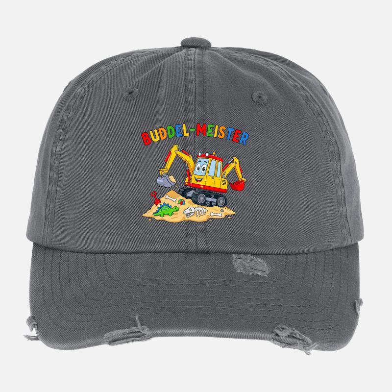 Digging Master Dino Adventure Flexfit Vintage Destroyed Cap