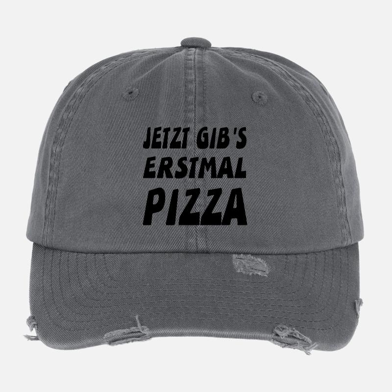 Pizza Casquette vintage effet usé Flexfit