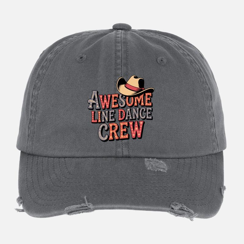 Line Dance Crew Flexfit Vintage Destroyed Cap