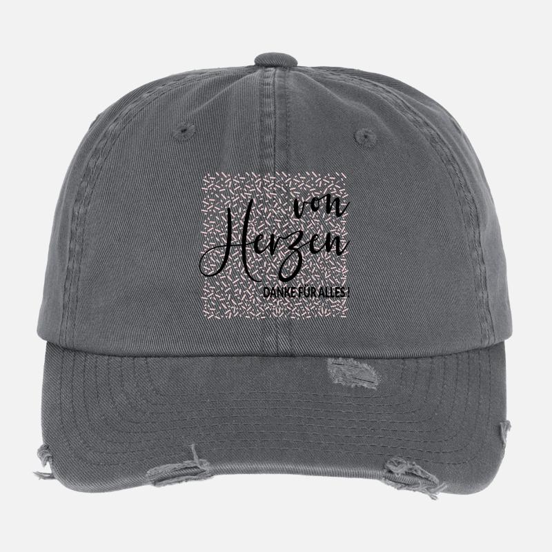 Von Herzen Danke Flexfit Vintage Destroyed Cap