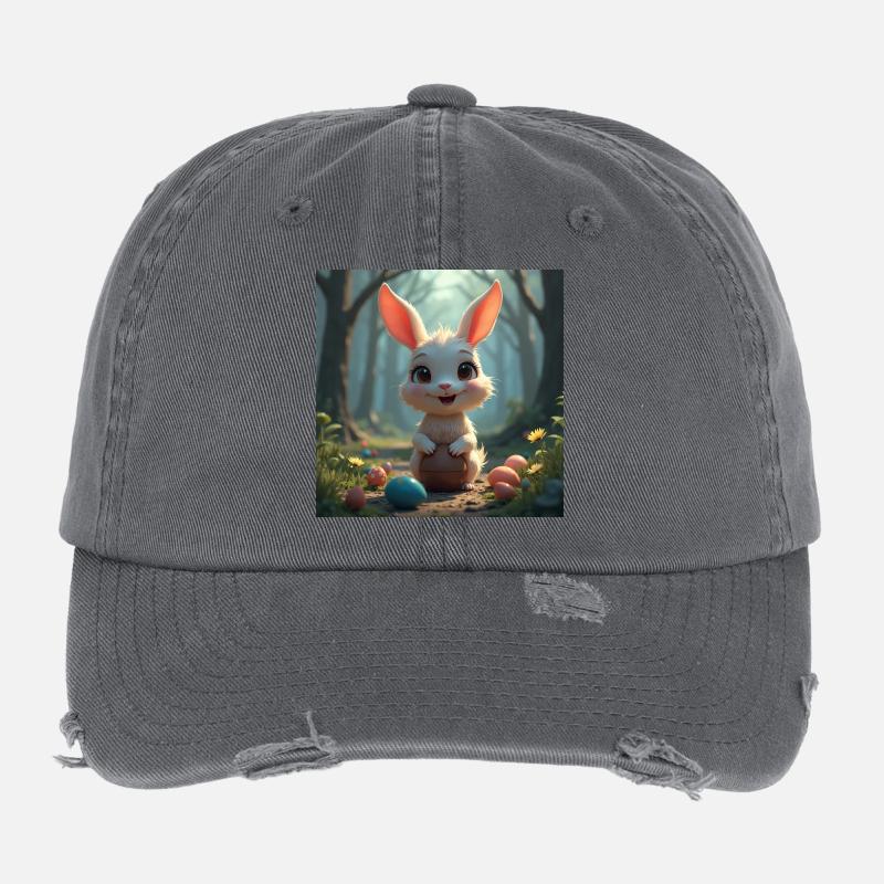 pâques Casquette vintage effet usé Flexfit