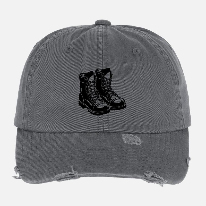 Combat Boots Flexfit Vintage Destroyed Cap