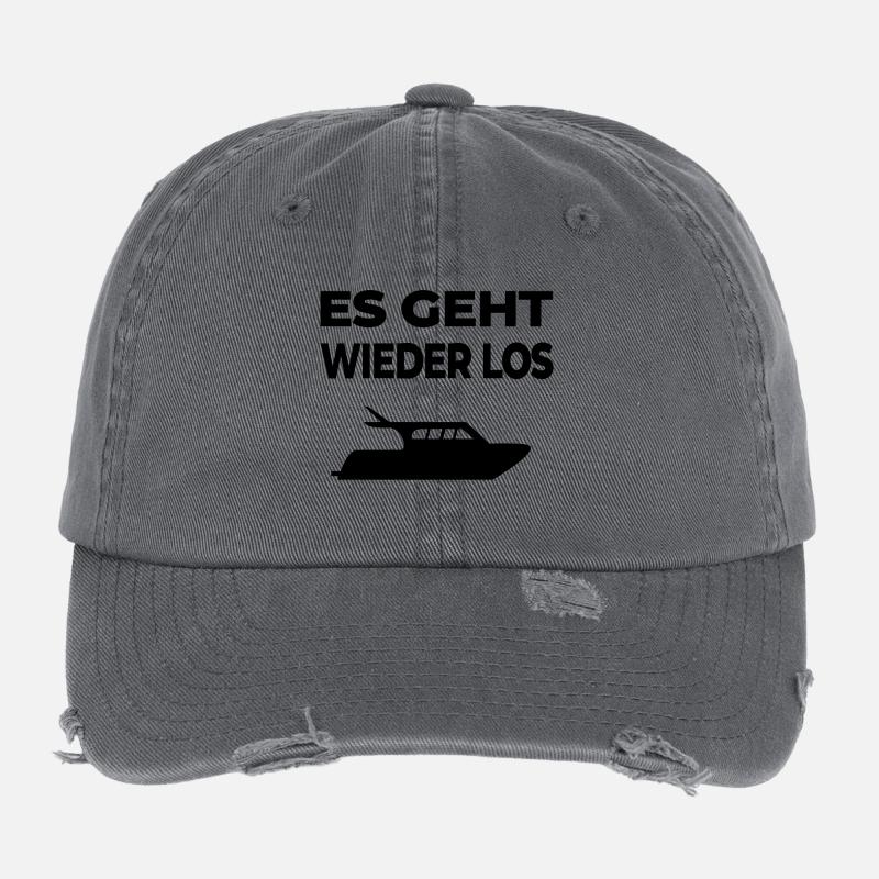 Motorboot Flexfit Vintage Destroyed Cap