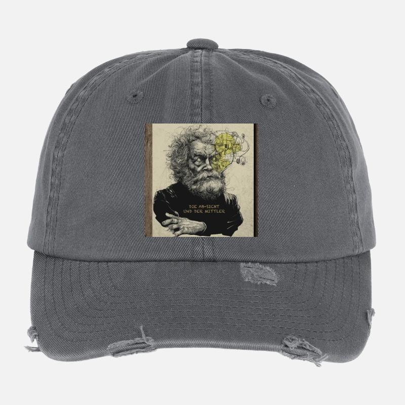 Der_Gedankenblitz-2 Flexfit Vintage Destroyed Cap