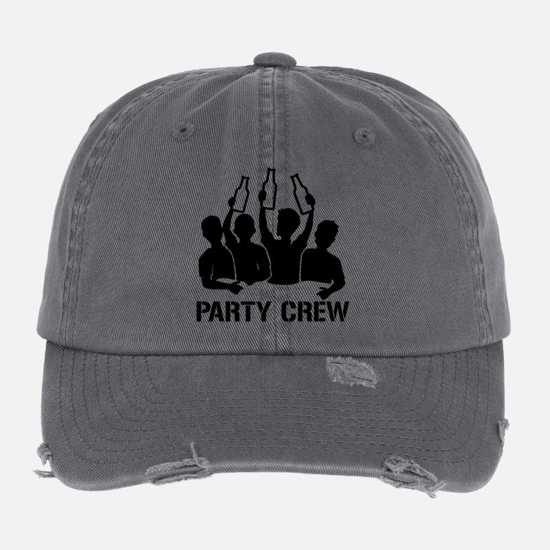 Équipe de fête Casquette vintage effet usé Flexfit