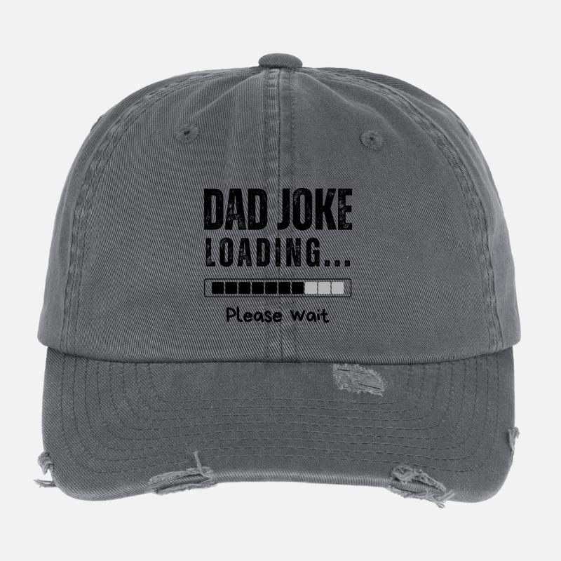DAD JOKE  Flexfit Vintage Destroyed Cap