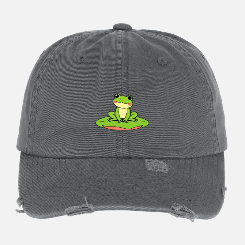 Süßer Frosch Flexfit Vintage Destroyed Cap