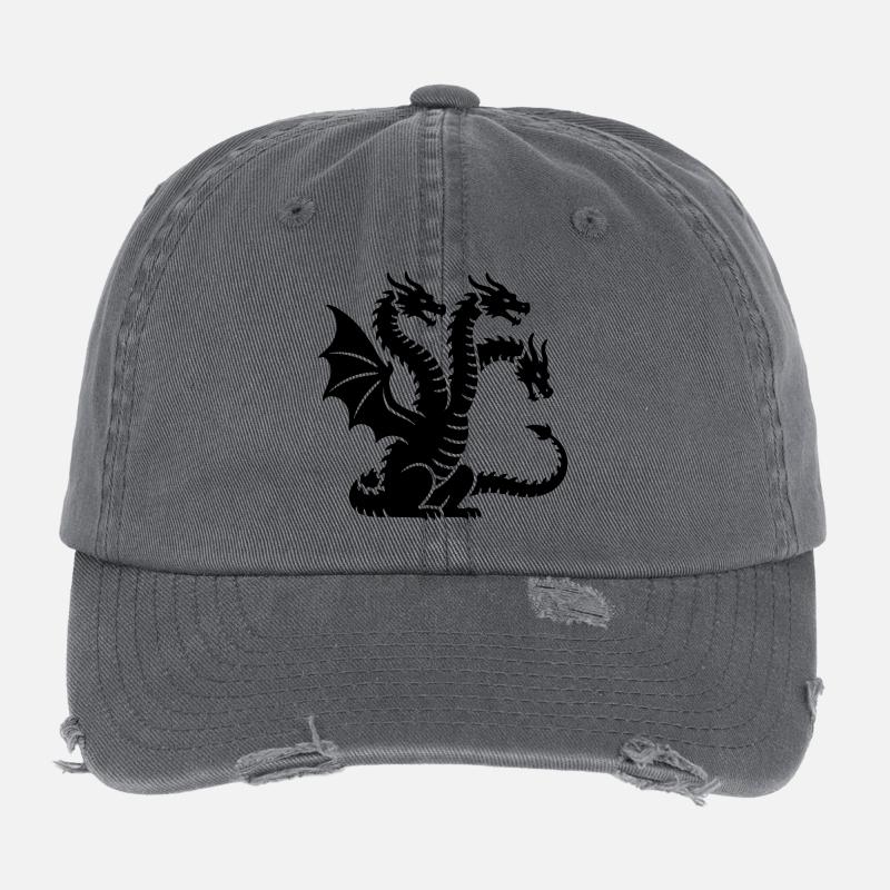 Drache Flexfit Vintage Destroyed Cap