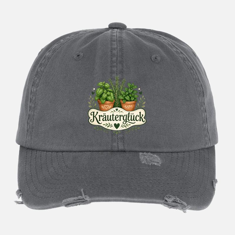 Kräuterglück Flexfit Vintage Destroyed Cap