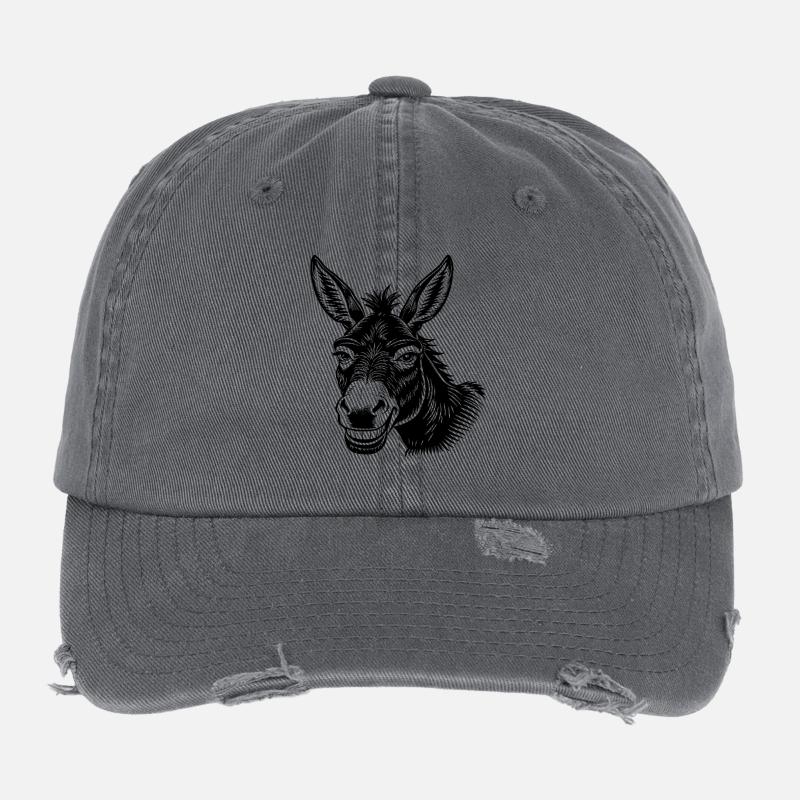 Esellächeln Flexfit Vintage Destroyed Cap