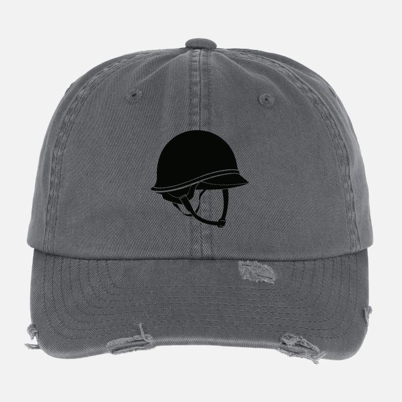 Casque de l’armée Casquette vintage effet usé Flexfit