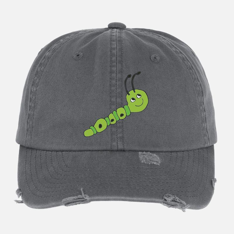 Caterpillar Flexfit Vintage Destroyed Cap