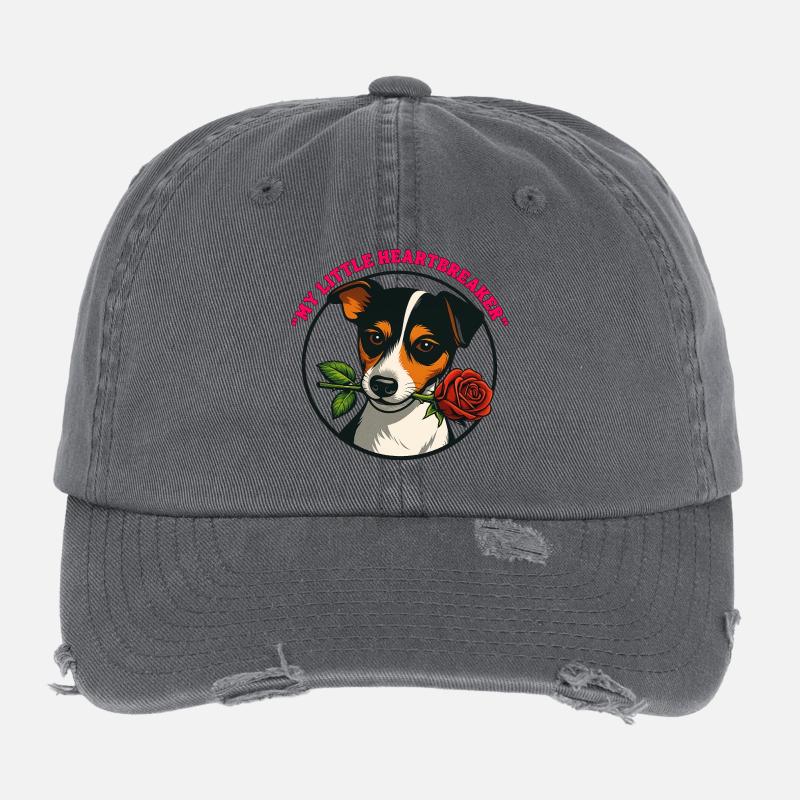 Mon petit briseur de cœur Casquette vintage effet usé Flexfit